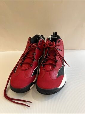 New Shaq Men's Red Athletic Sneakers - Classic Performance in Size 13